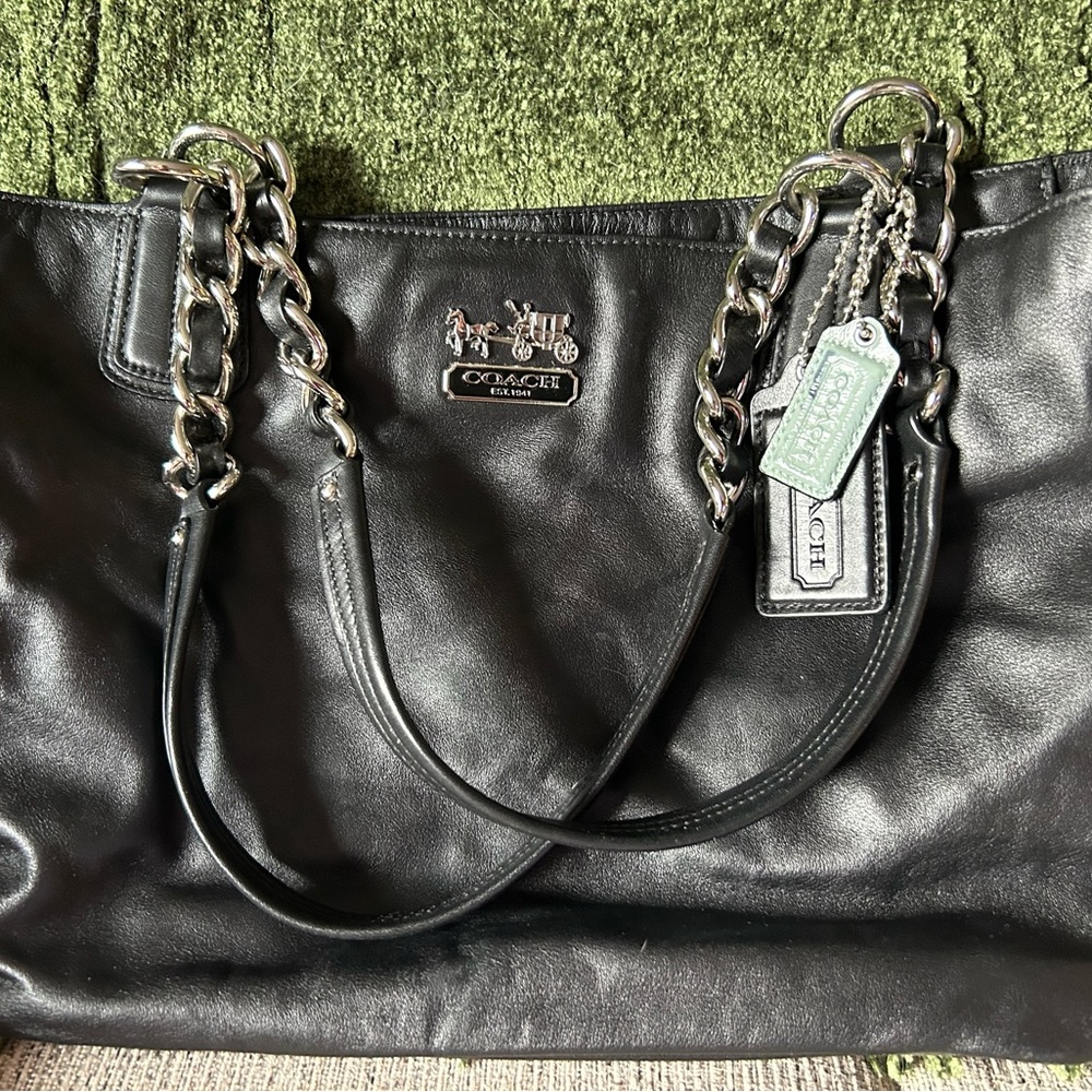 Coach shoulder tote